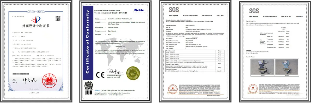 Clafbebe Certifications