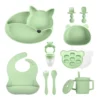 Fox Shape Silicone Baby Feeding Set Wholesale